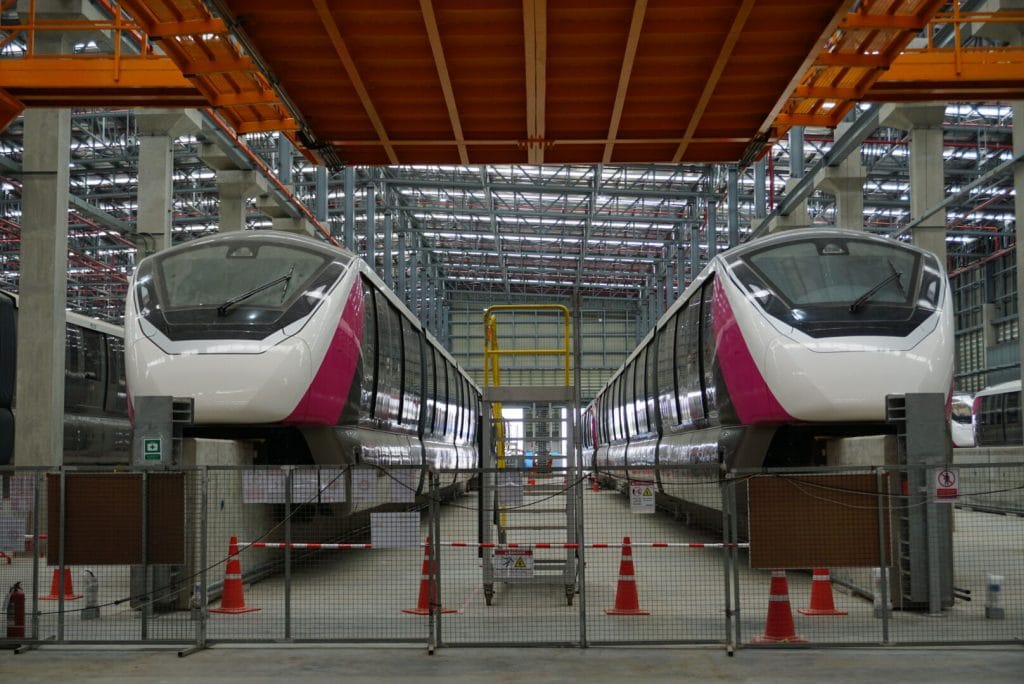 De nieuwe monorail treinen in Bangkok zijn in september gratis