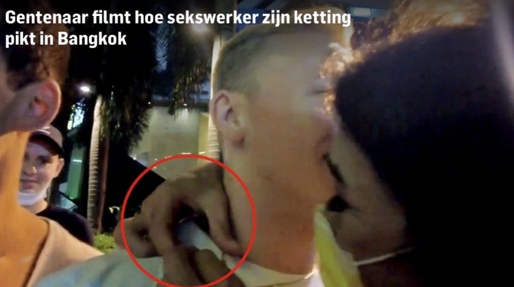 Gentse Frederik filmt toevallig hoe Thaise sekswerker zijn peperdure ketting pikt: “Had emotionele waarde, ben er kapot van”