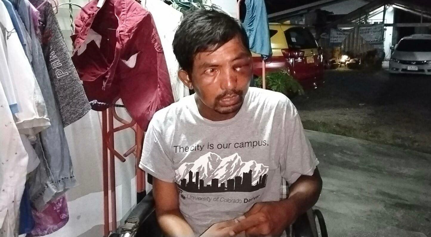 Misselijkmakende beroving van een gehandicapte loterijverkoper in Pattaya haalt “Grote Krantenkoppen” in Thailand