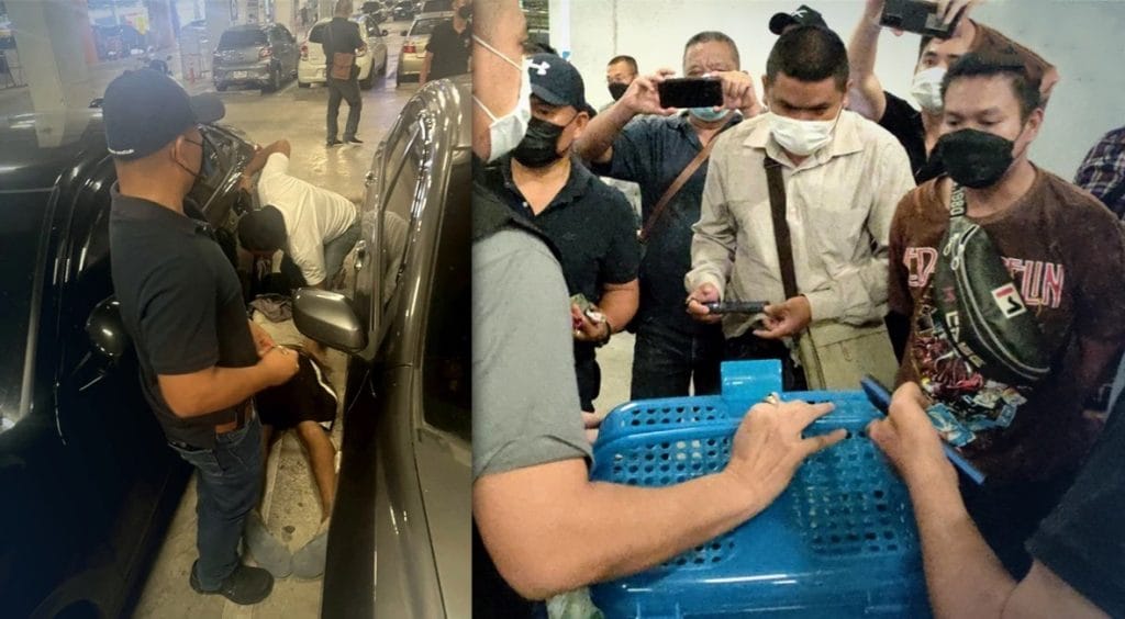 Drie Thaise verdachten in Nonthaburi gearresteerd voor het verkopen van levende tijgerwelp