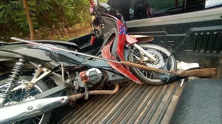 Een Thaise man in het noordoosten van Thailand schoot zichzelf per ongeluk in de mond en liet het leven