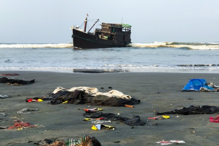 Ramp voor de kust van Myanmar komen om het leven nadat boot op weg naar Maleisië kapseist