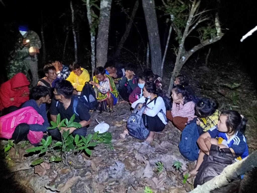 In Noord-Thailand zijn 45 Myanmarese werkzoekenden en 3 Thais gearresteerd