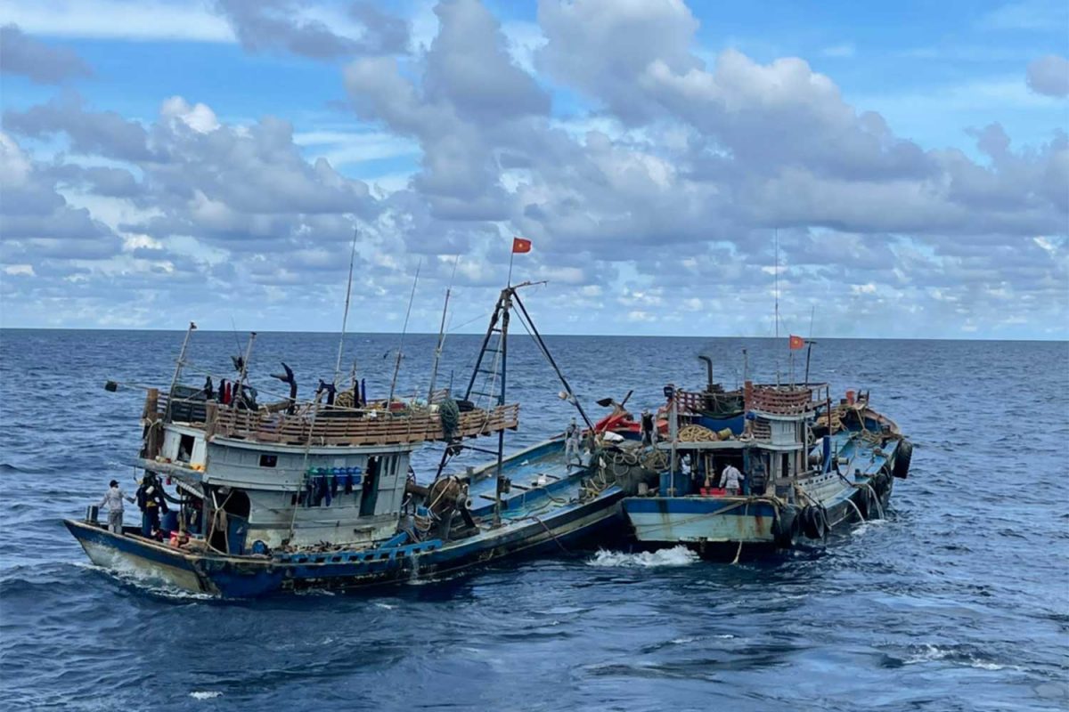 Twee Vietnamese boten in Zuid-Thailand in beslag genomen, 14 bemanningsleden gearresteerd