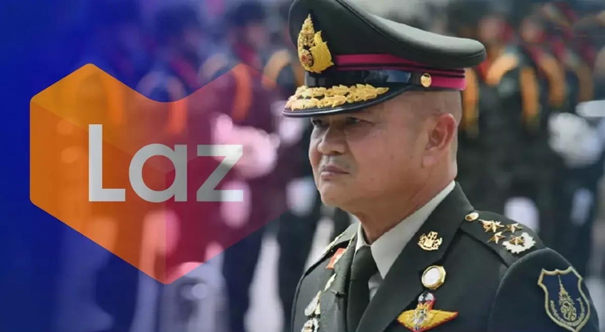 Géén enkele militaire ambtenaar zal nog winkelen op Lazada, verklaart een legergeneraal in Thailand
