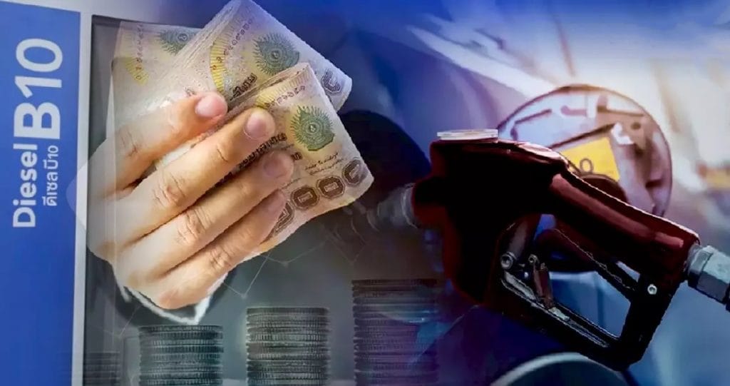 De dieselprijs wordt deze week in Thailand gemaximeerd op 32 baht per liter