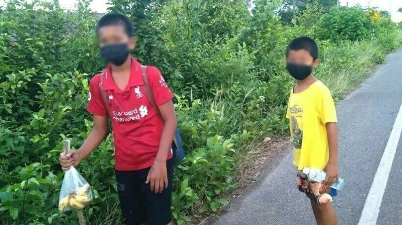 Twee broers probeerden van Noordoost Thailand naar Phuket te lopen om hun familie te zien 
