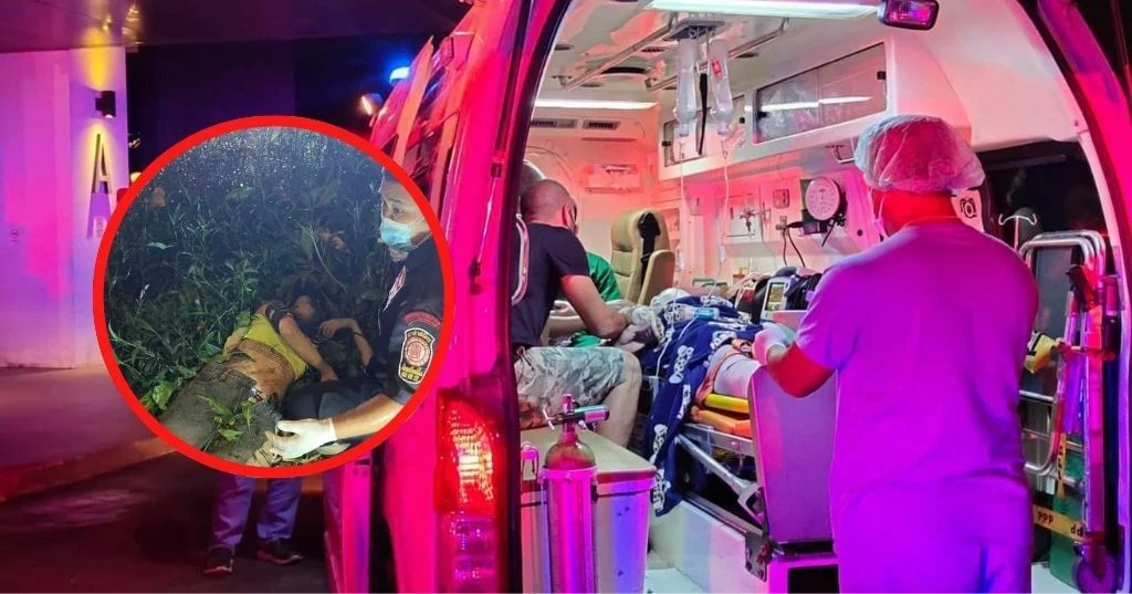 Thaise vrouw stuitert van de 26e verdieping van een flatgebouw in Thailand en overleeft op miraculeuze wijze!