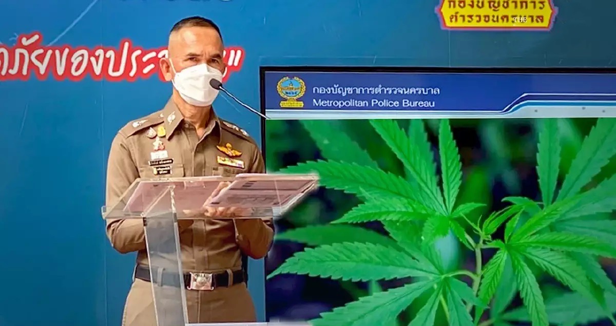 Tot nu toe zijn er in Bangkok géén arrestaties verricht voor het openbaar roken van ganja