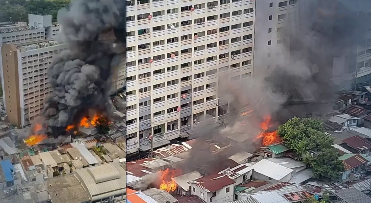 10 huizen van de Bon Kai-gemeenschap in Bangkok door brand verwoest
