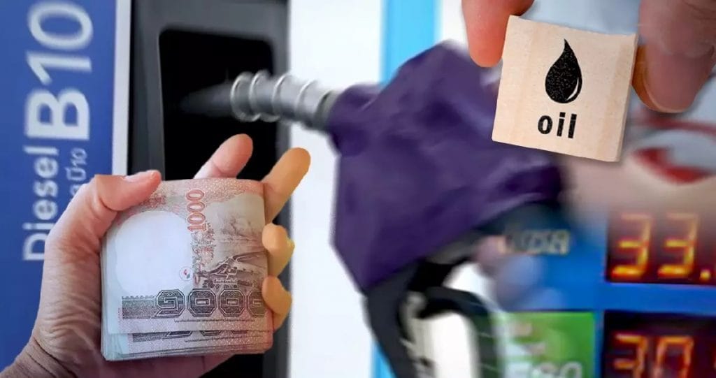 De dieselprijs stijgt in Thailand alsmaar hoger en hoger