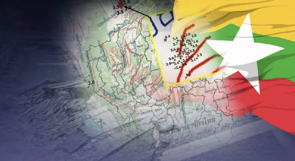 In de provincies Chiang Mai, Chiang Rai werd vanuit Myanmar een aardbeving met een kracht van 6,4 op de schaal van Richter gevoeld
