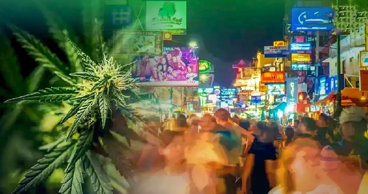 De Khao San Road moet in Bangkok het cannabis centrum van Thailand worden 