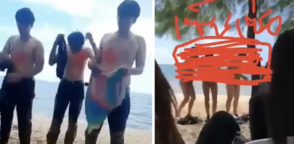 Eerstejaars studenten in Thailand gedwongen om tijdens een ontgroeningsritueel naakt te dansen