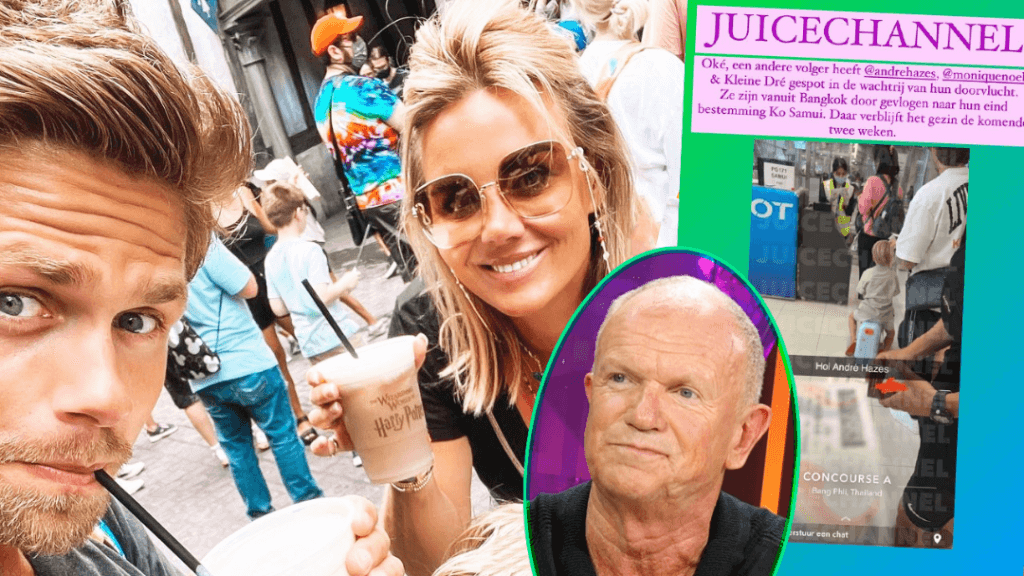 André Hazes jr. en Monique in Thailand gespot, weekblad Privé dreigt met paparazzi