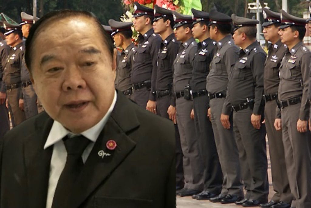 De waarnemend premier van Thailand rammelt flink aan de deur van het RTP en eist nu een einde aan omkoping en corruptie of 