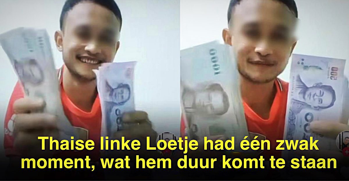 Dief betrapt nadat hij op TikTok pronkte met het geld dat hij “verdiende” had, gearresteerd 