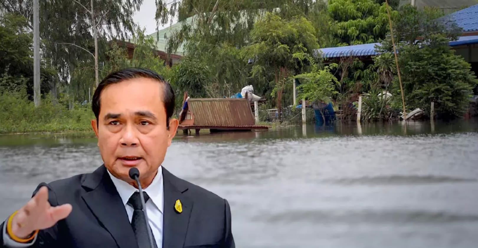 De gouverneurs van verschillende provincies in Thailand geattendeerd op mogelijke overstromingen