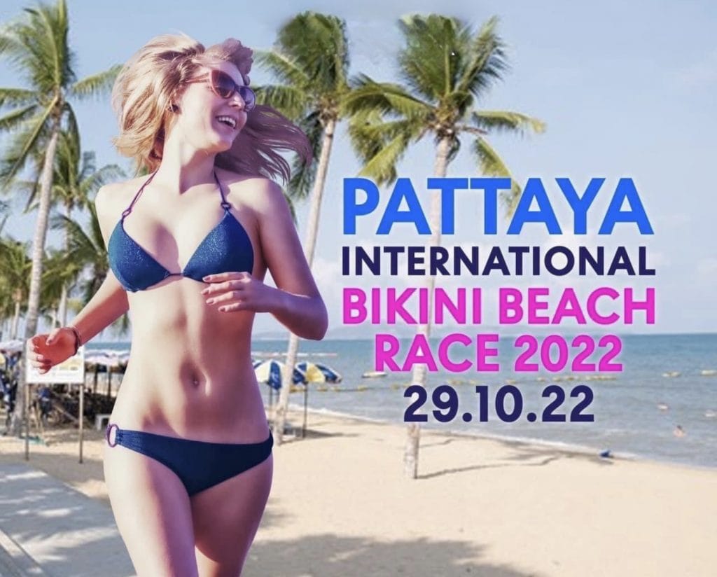 De Pattaya International Bikini Beach Race 2022 zal het strand van Pattaya op 29 oktober stormenderhand veroveren