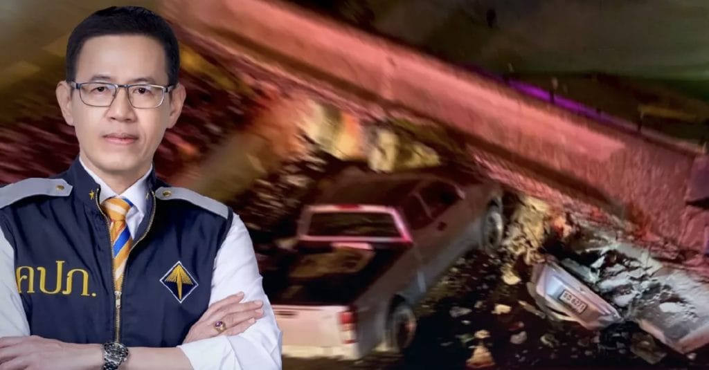 Slachtoffers van het ingestorte viaduct in Bangkok krijgen een schadevergoeding in de orde van 80.000 tot 500.000 Baht 