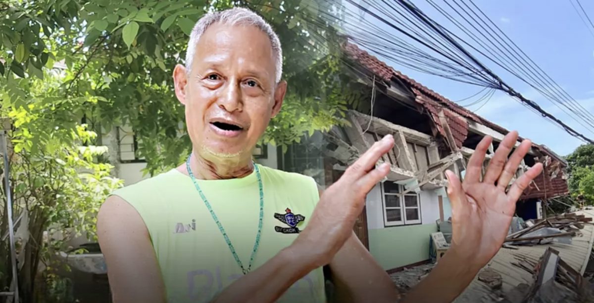Thaise man voorspelt instorting een gebouw in Oost-Thailand en redt daarmee talloze levens