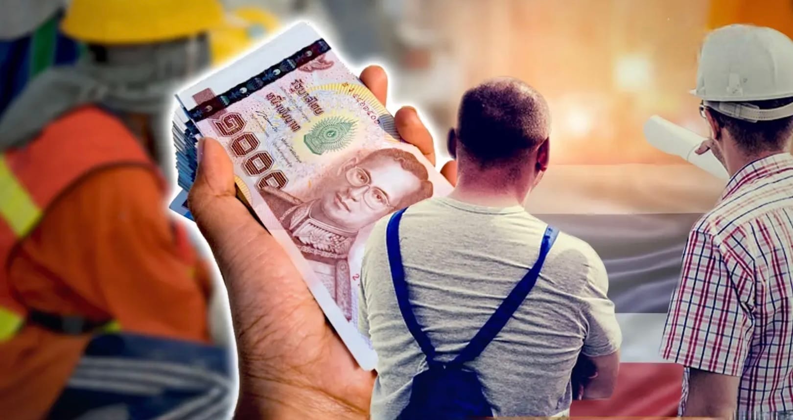 Thailand’s ongeschoolde arbeiders krijgen vanaf 1 oktober loonsverhoging!