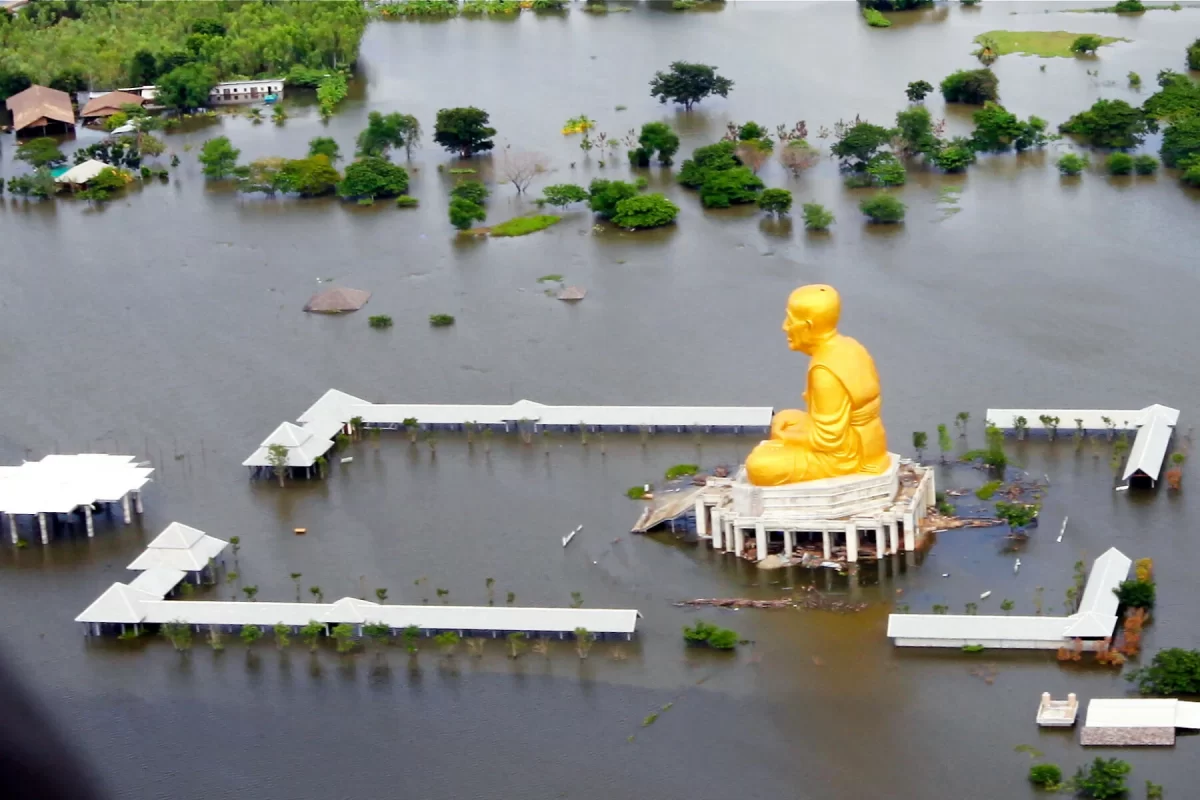 Volgens de minster van Binnenlandse Zaken is het overstromingsgevaar in Thailand onder controle