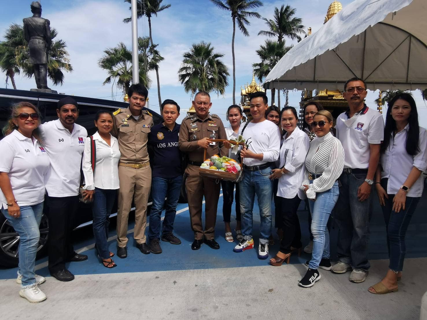 Politie Pattaya verwelkomt de nieuwe tijdelijke hoofdcommissaris