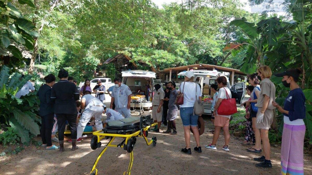 Twee Amerikaanse toeristen en mahout gewond na val van olifant in Pattaya