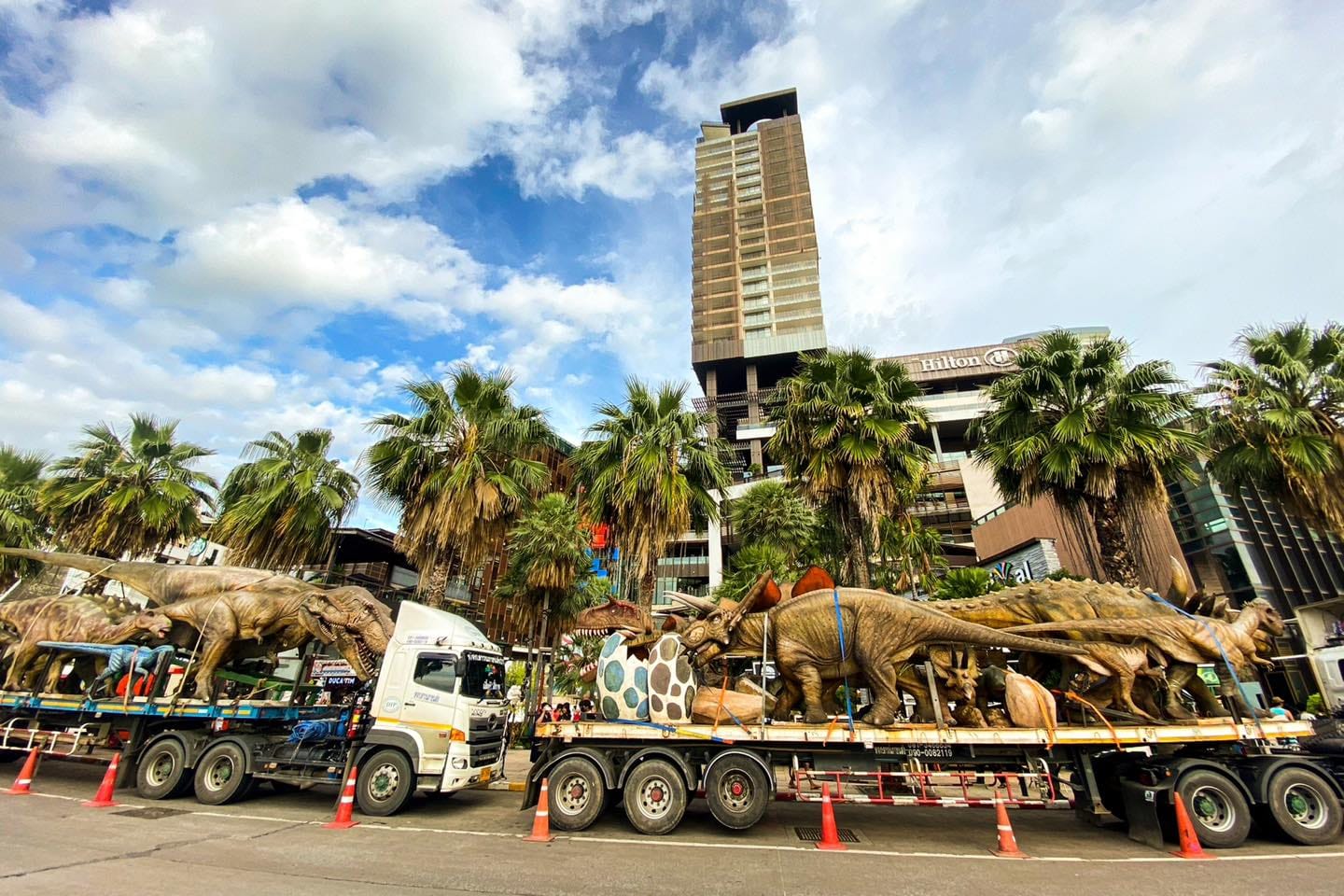 Van 22 september – 16 oktober is er in winkelcentrum Central Festival in Pattaya een dinosaurus tentoonstelling
