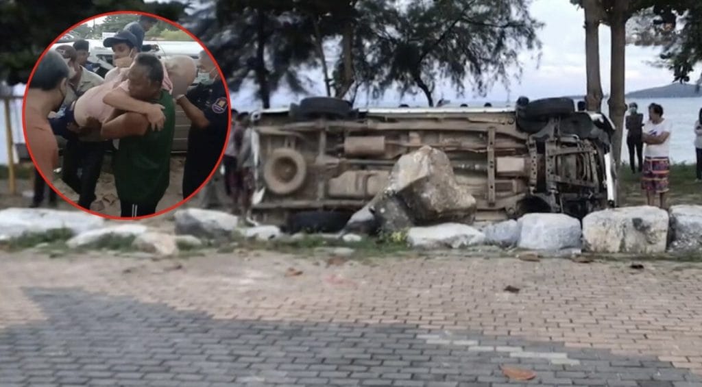 70-jarige dronken Engelsman rijdt een Thaise man in Oost-Thailand dood en verwondt een ander