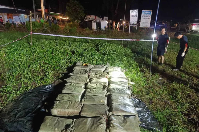 Politie in Noord-Thailand weet beslag te leggen op 6 miljoen methamfetaminetabletten