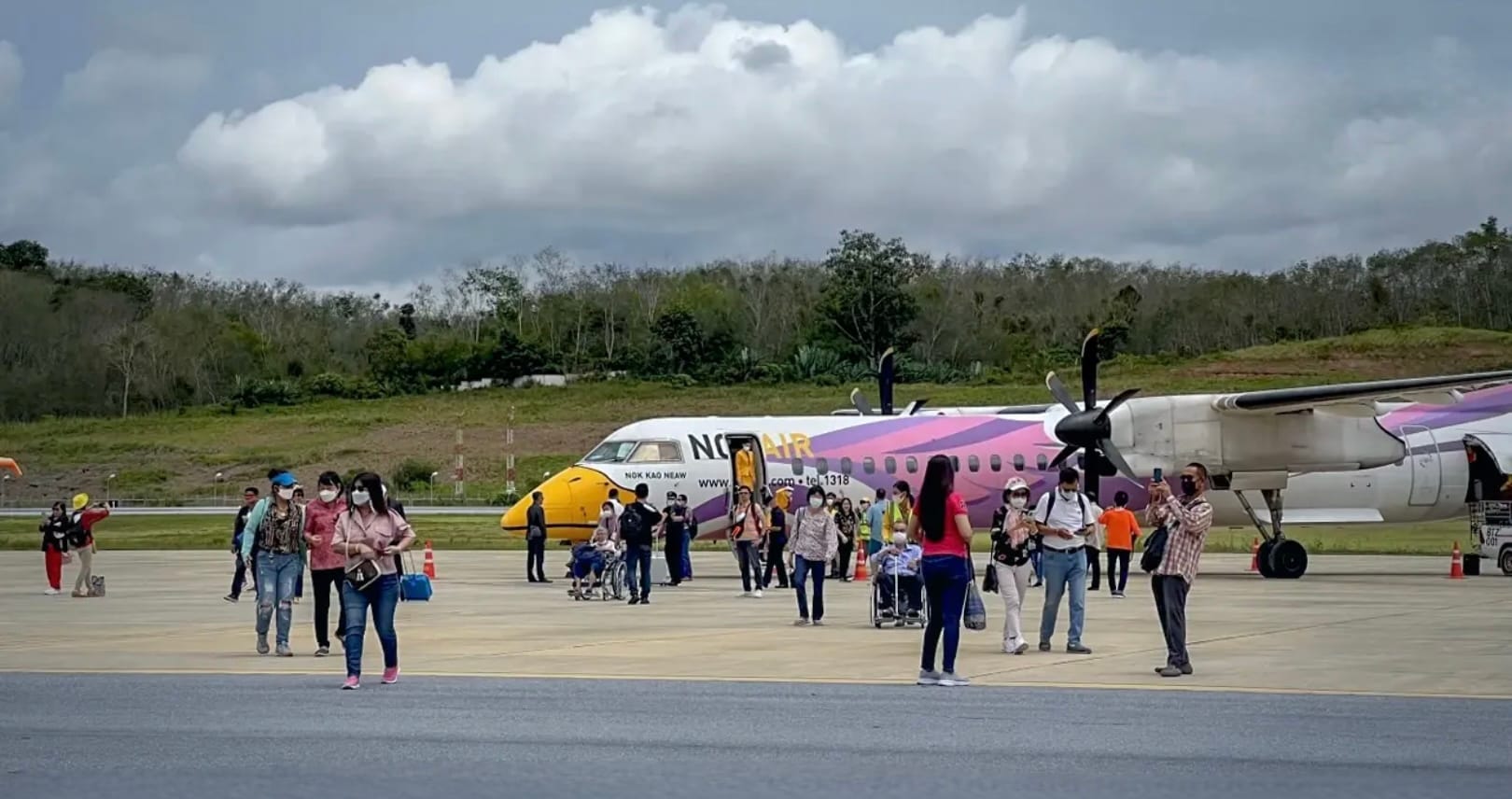 Nok Air stopt met rechtstreekse vluchten van en naar Betong in Zuid-Thailand