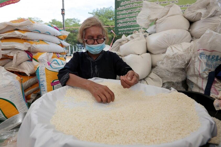 De rijstexport van Thailand dit jaar met 53 procent gestegen