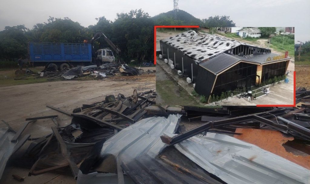 De horrorachtige  Mountain B- nachtclub in Oost-Thailand is gesloopt