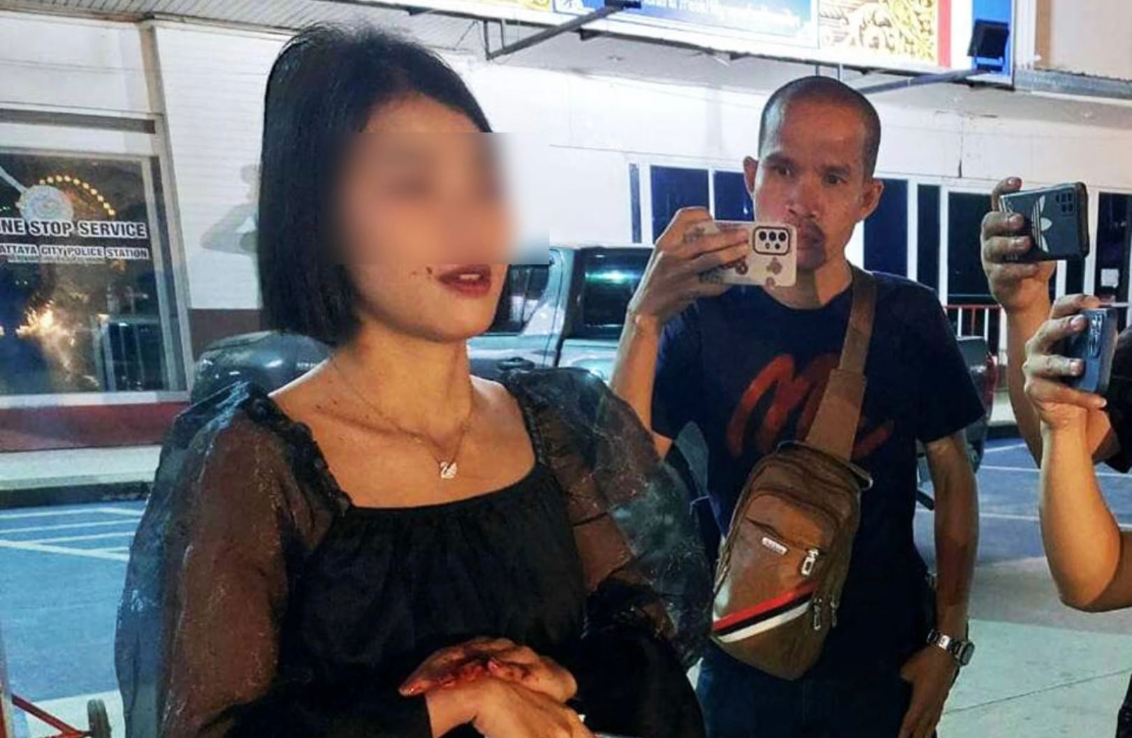 Vrouw door haar woekeraars in de kustplaats Pattaya flink toegetakeld, maar politie gelooft verdachten