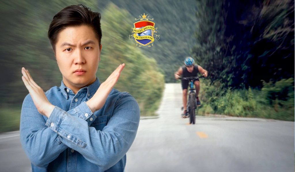 Fietsers mogen tijdelijk niet van de de Doi Inthanon in Chiang Mai afdalen 