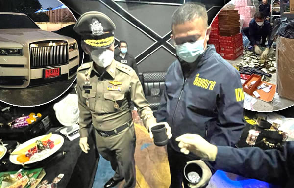 Jets, drugs en snelle auto’s voor de ‘superrijke’ Chinese gangsters die Thailand hun thuis noemen