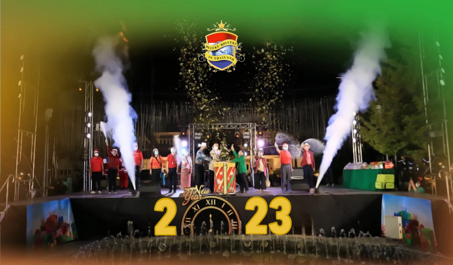 Ministerie van Binnenlandse Zaken Thailand geeft dringende bevelen voor nieuwjaarsviering