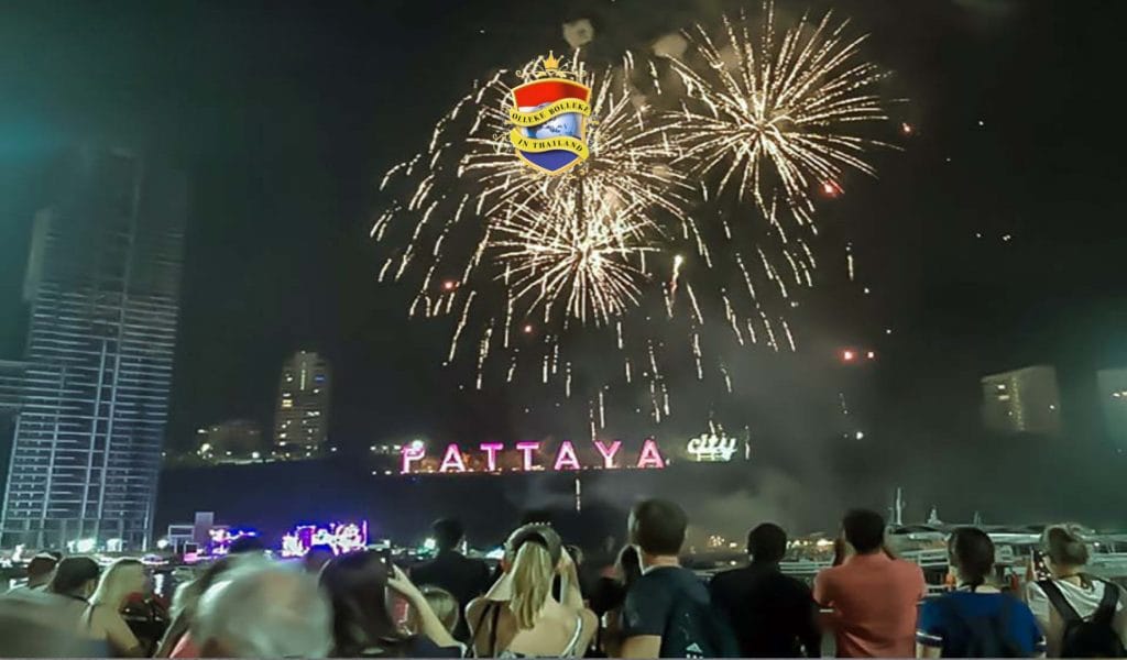 De kogel is door de kerk, het grootse vuurwerk op oudejaarsavond in Pattaya gaat door!