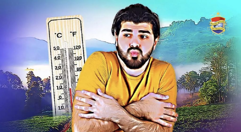 De vorst zal in het noorden van Thailand terugkeren en het zuiden van het land krijgt te maken met overstromingen 