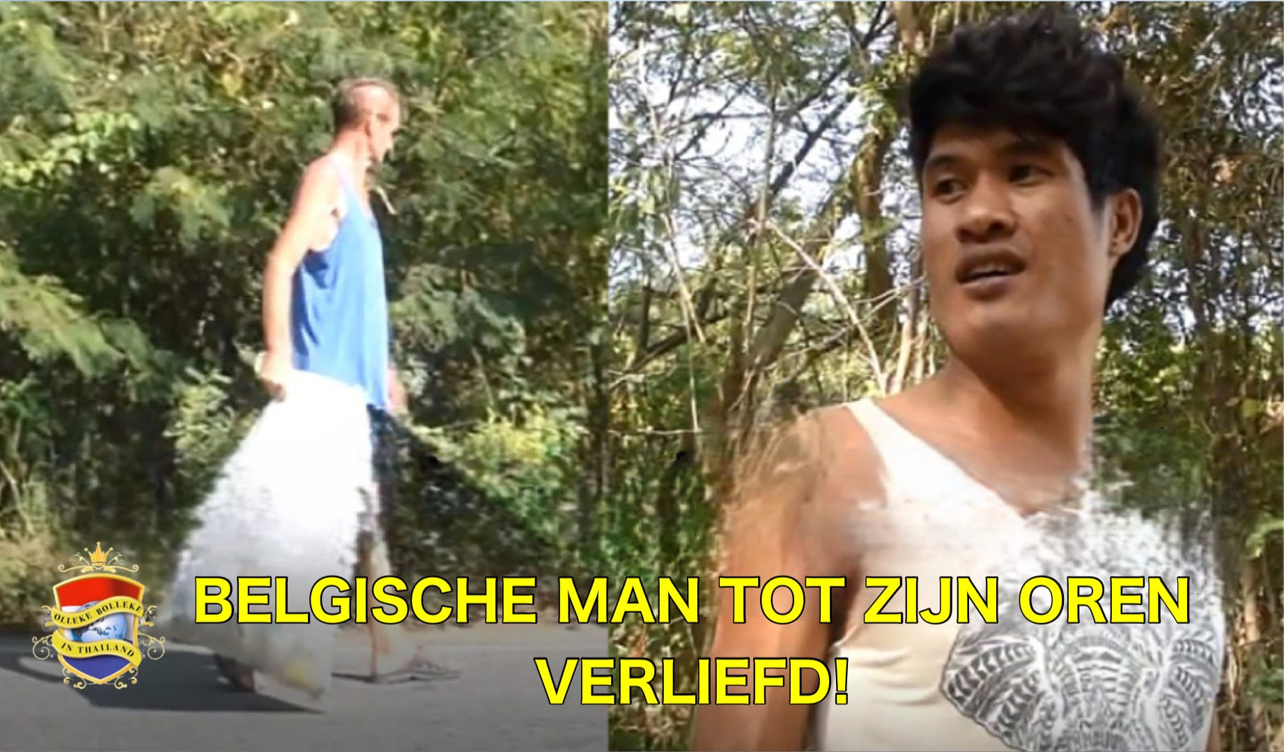 🎥 | 61-jarige Belgische man verzamelt afval om bij zijn Thaise vriend te kunnen zijn