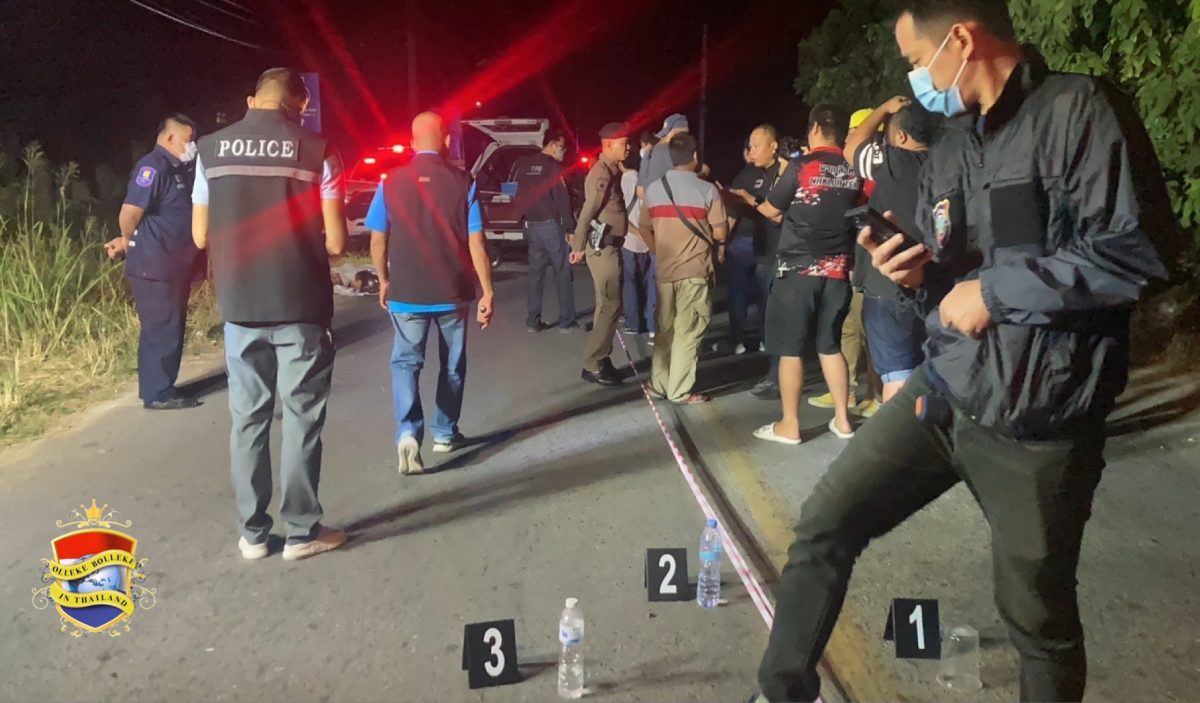Britse gepensioneerde man in Pattaya neergeschoten op weg naar huis nadat hij net terugkwam van kerstbezoek in het VK