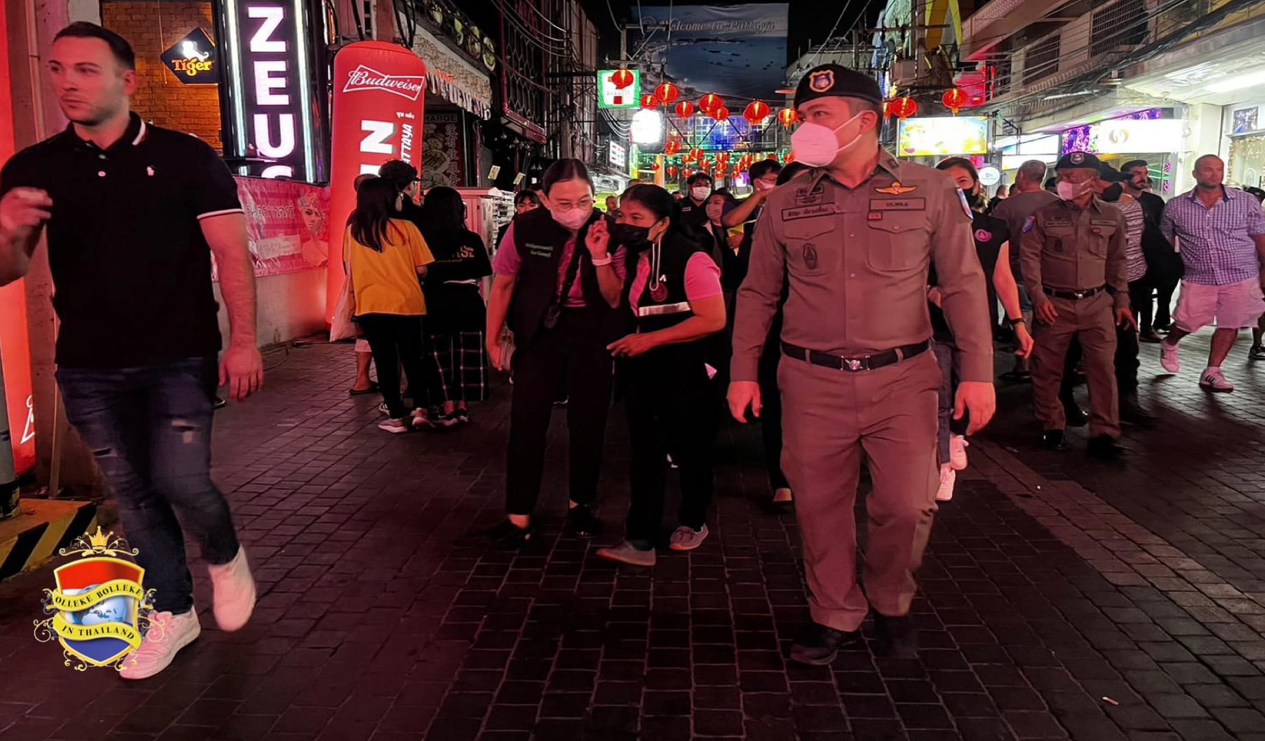 De toeristenpolitie van Pattaya verscherpt de maatregelen om 100 procent toeristische veiligheid te garanderen.