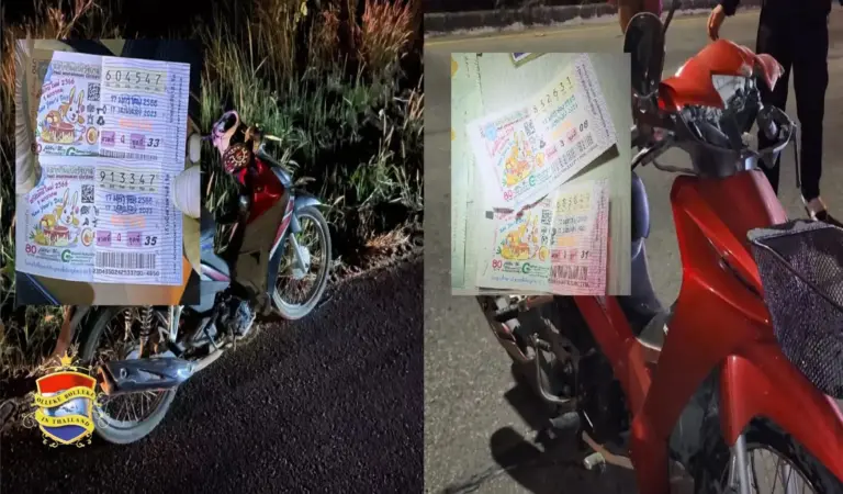 Twee Thaise mannen komen om het leven bij ongerelateerde verkeersongevallen, enkele uren nadat ze beiden de Staatsloterij van Thailand hadden gewonnen
