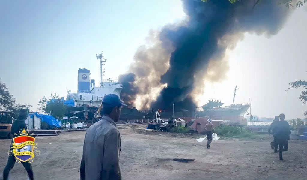 Verwondingen gemeld bij ontploffing van olietanker ten zuidwesten van Bangkok