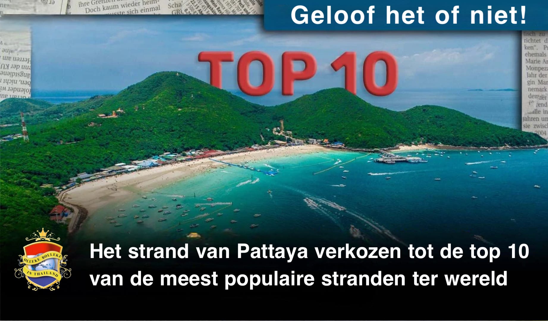 🎥 | Pattaya Beach is het op één na populairste strand ter wereld