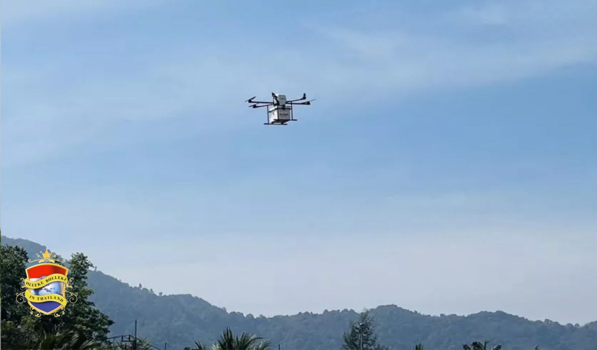 De eerste drone bezorgservice in Thailand is een feit