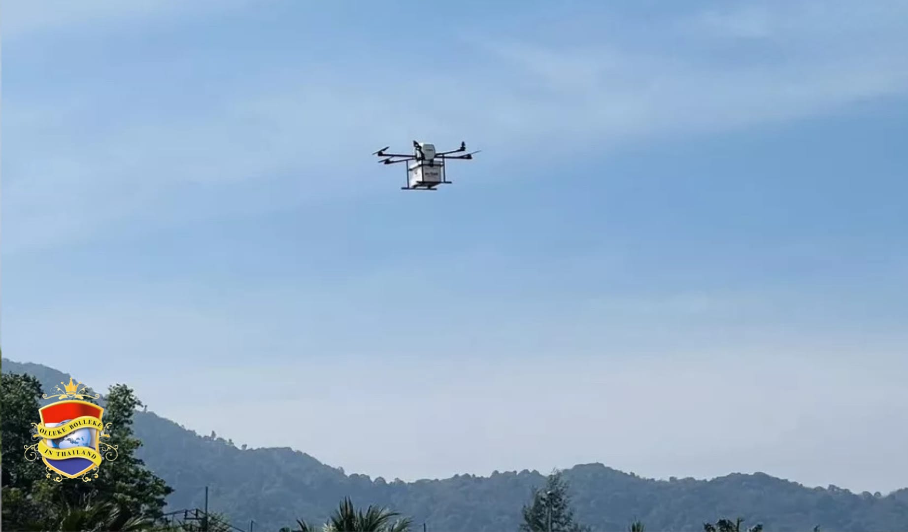 De eerste drone bezorgservice in Thailand is een feit
