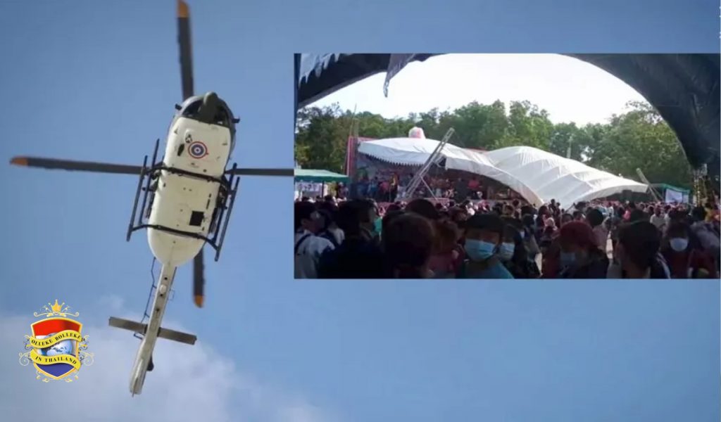 De viering van de Nationale kinderdag in Oost Thailand liep op het nippertje goed af